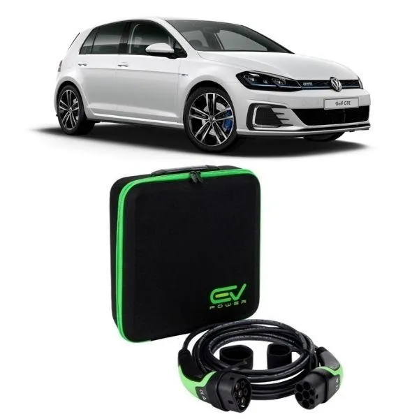 Volkswagen Golf GTE PHEV EV Charging Cables