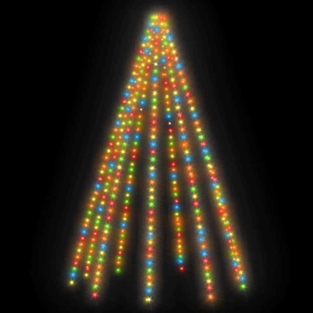 Weihnachtsbaum-Lichternetz mit 400 LEDs Bunt 400 cm