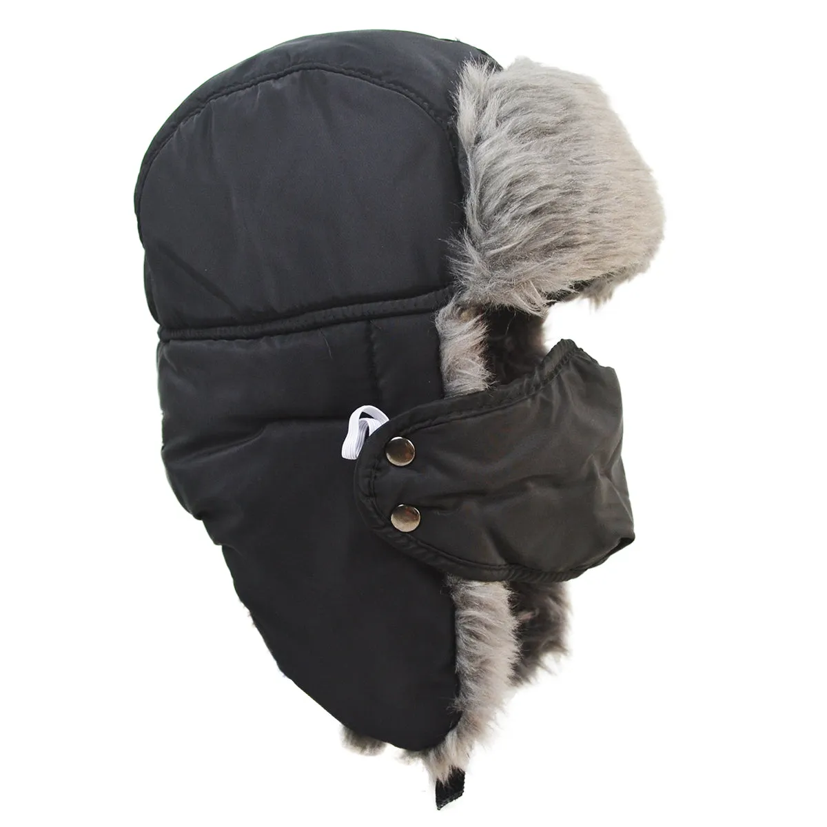 Wireless Bluetooth Hat with Windproof Mask Music Hands-Free Headset with Plush