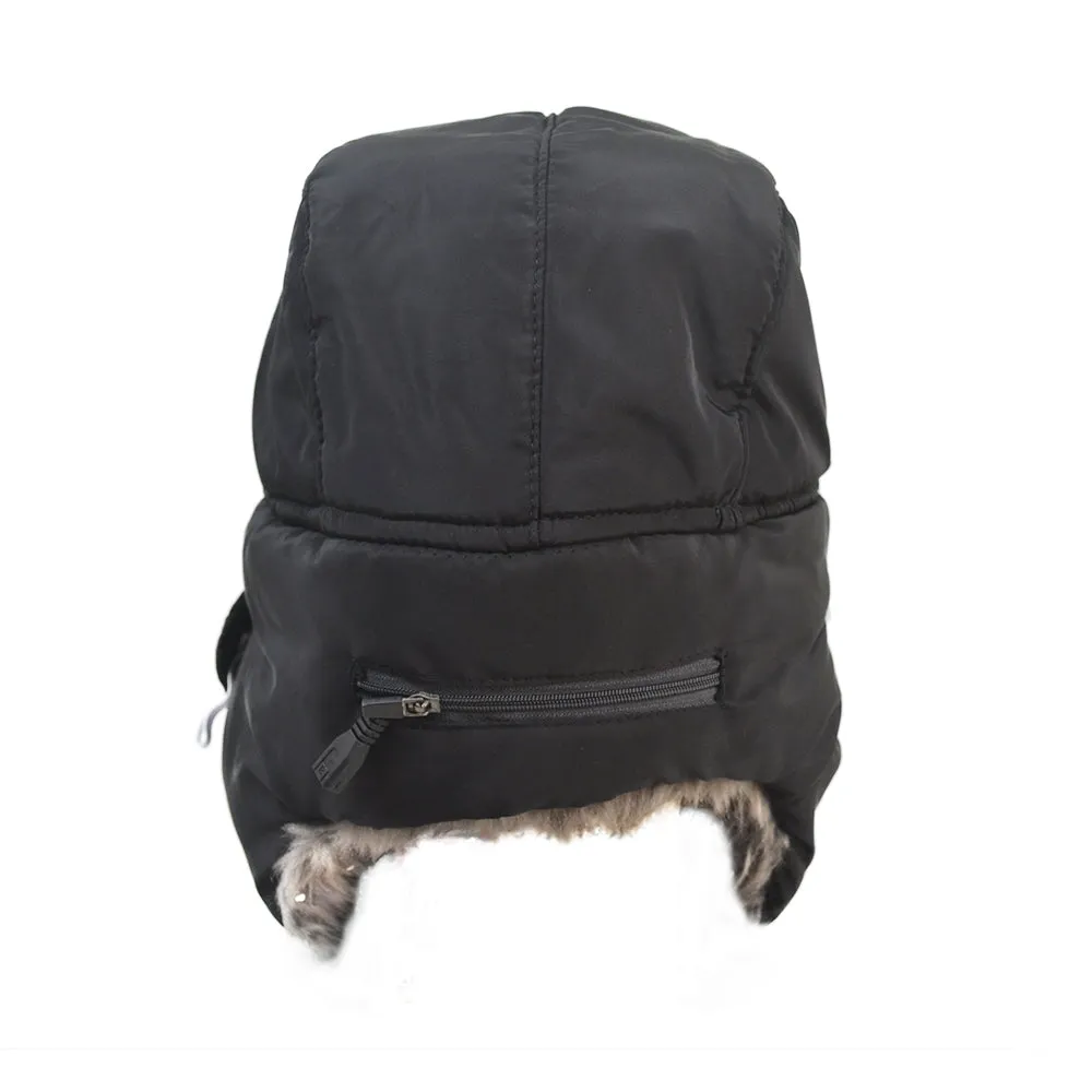 Wireless Bluetooth Hat with Windproof Mask Music Hands-Free Headset with Plush