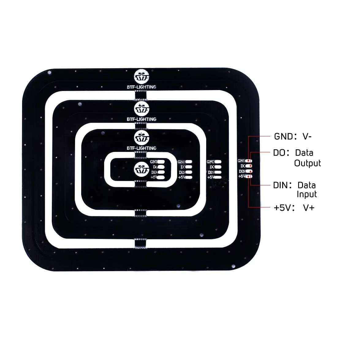 WS2812B 62 LEDs Full Dream Color DC5V