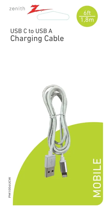 Zenith PM1006UCW USB Cable, White Sheath :CD: QUANTITY: 1